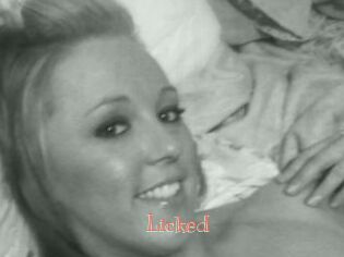 Licked